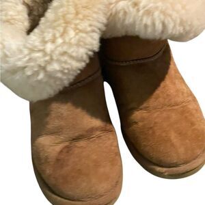 UGG Tan Winter Boots with Plush Lining